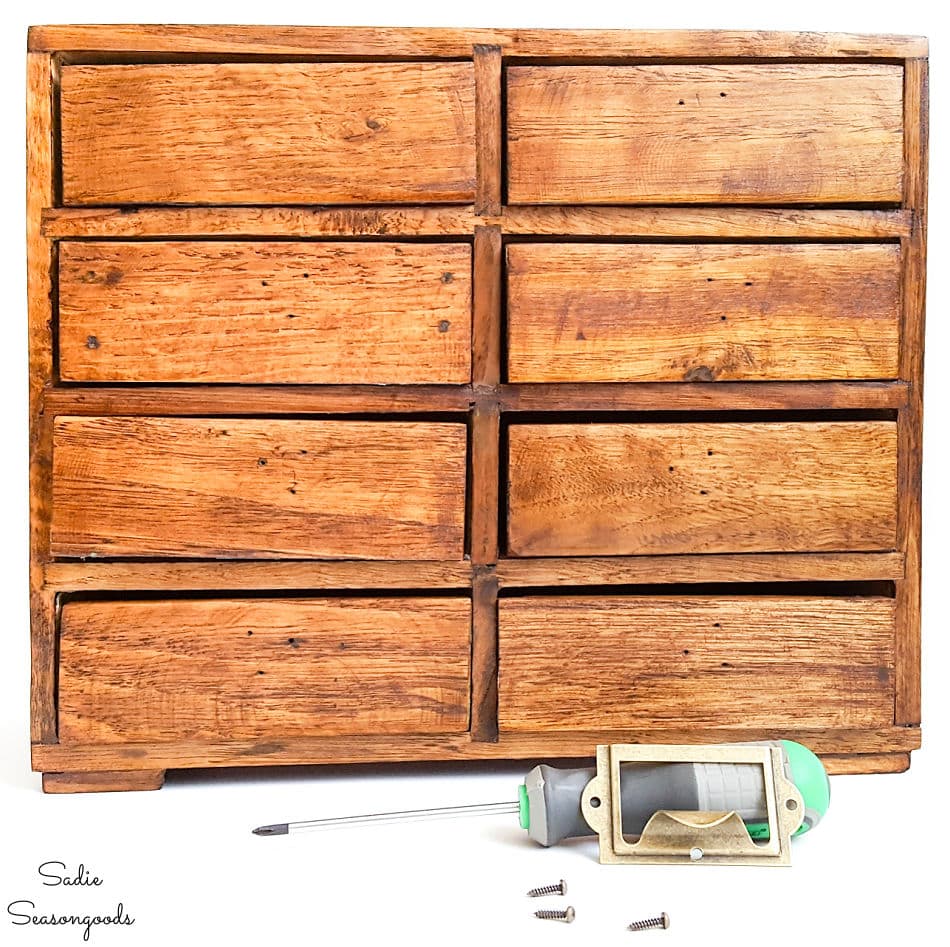 card catalog drawer pulls