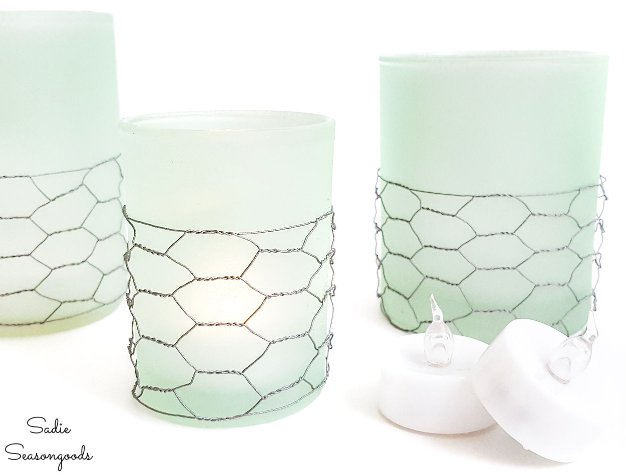 coastal candle holders