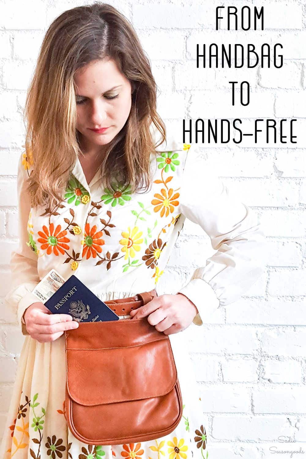 leather crafting with a small purse