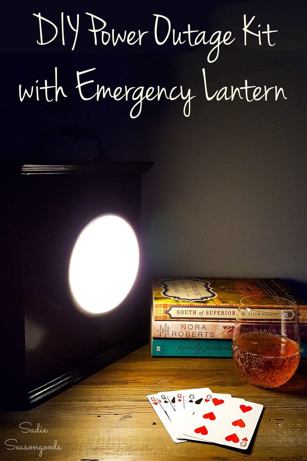 Power Outage Kit with Emergency Lantern for a Blackout at Home