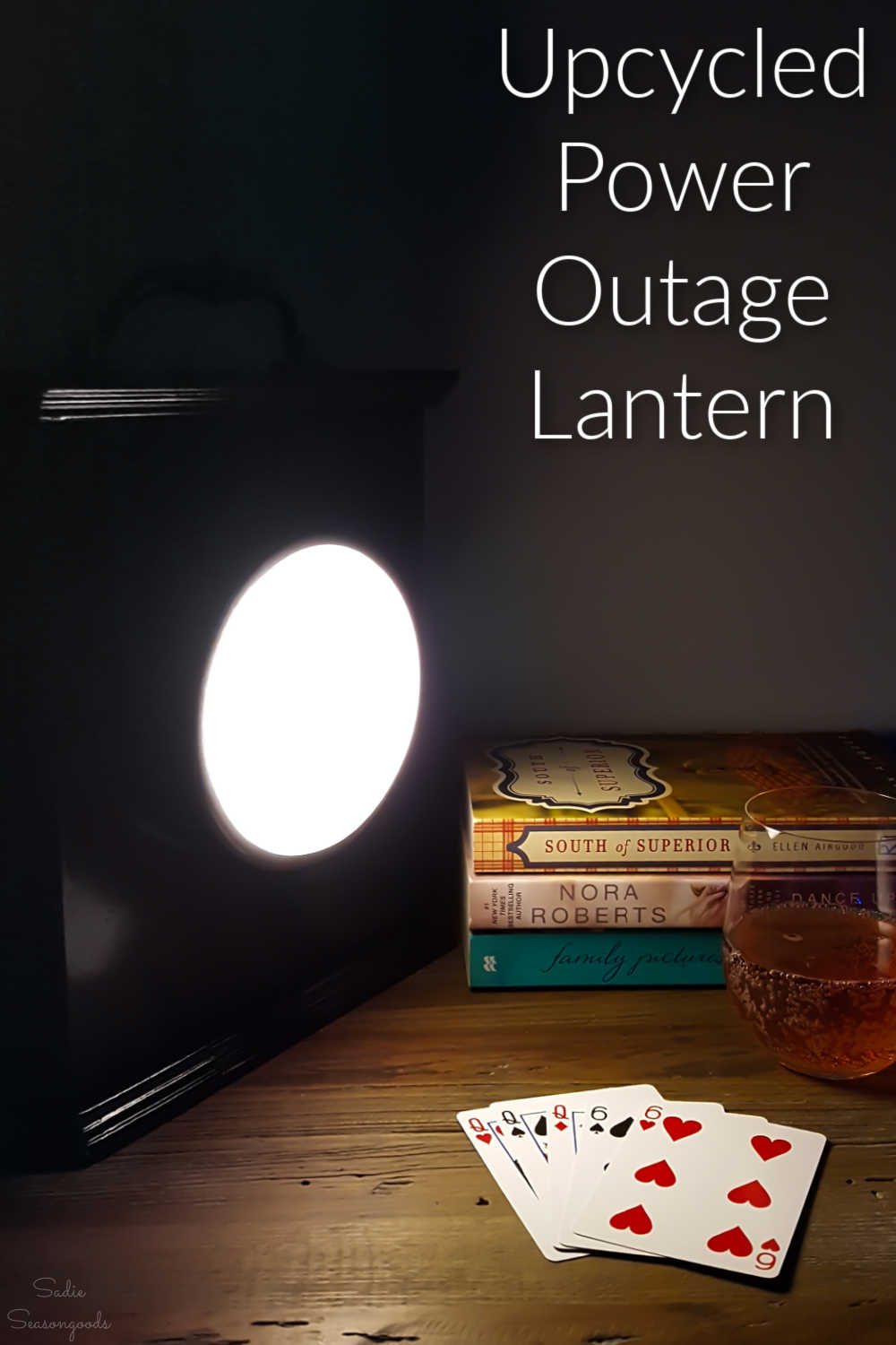 diy power outage lantern