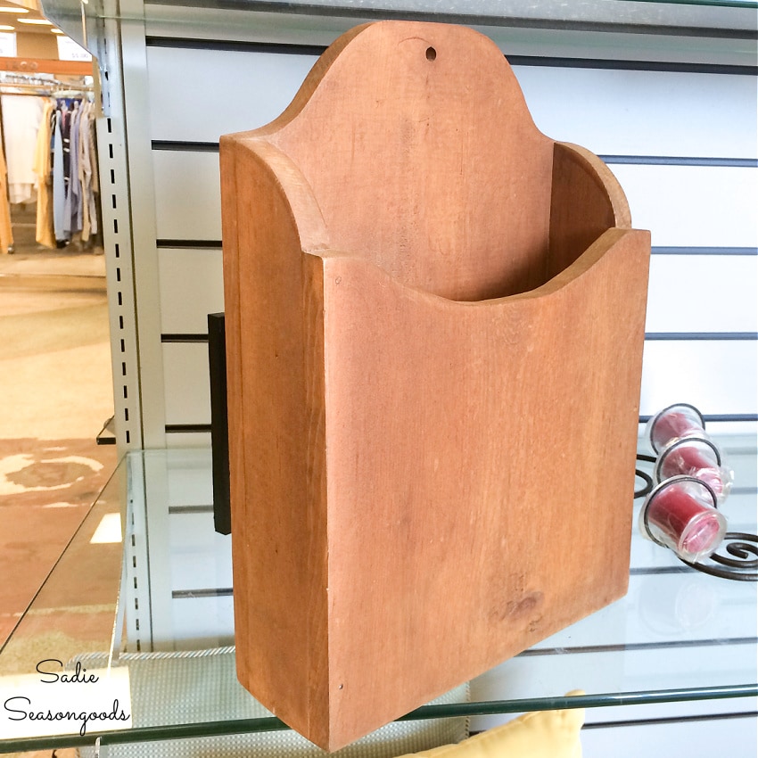 wooden magazine rack