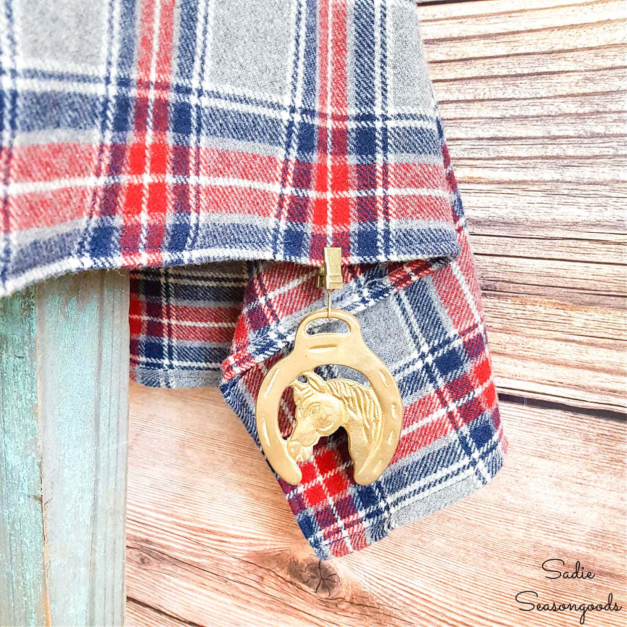 tablecloth weights with horse brass