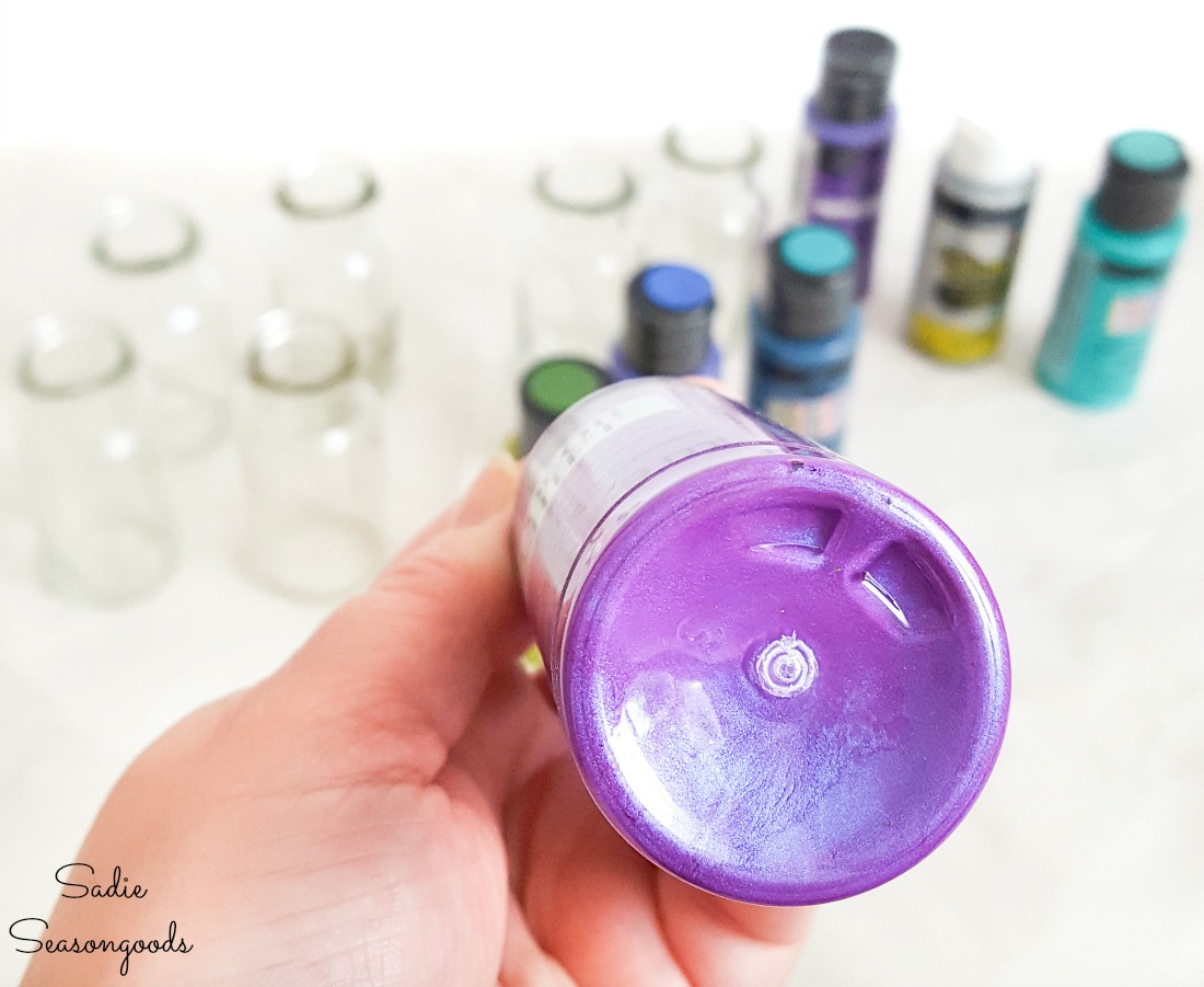 Color shift paint to make the Harry Potter potion bottles