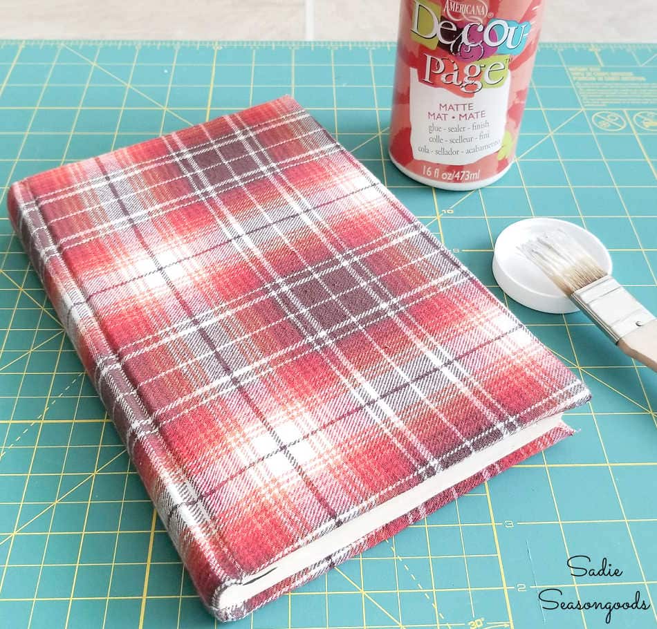 fabric book cover