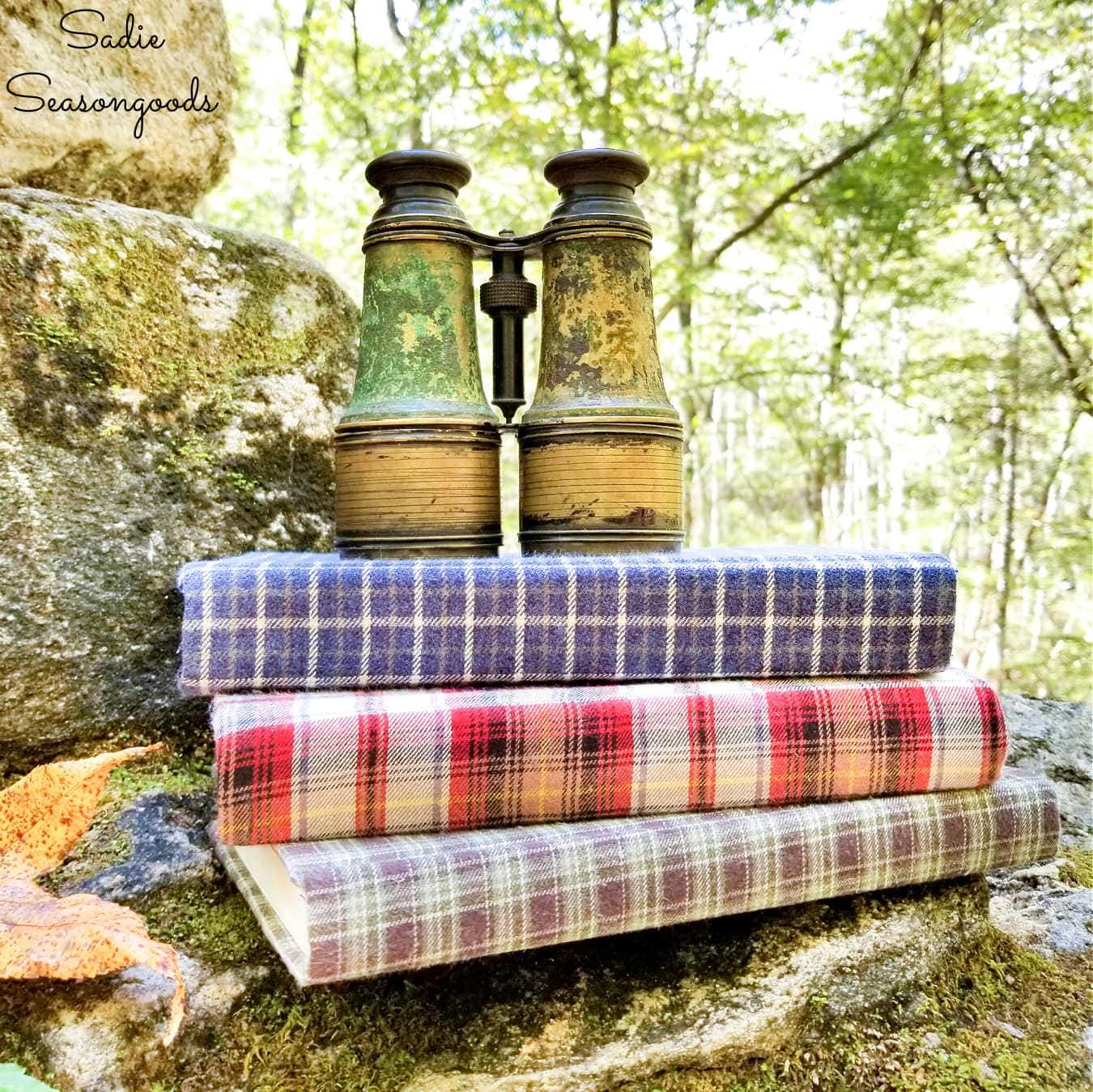 Fabric Covered Books for Cozy Home Decor