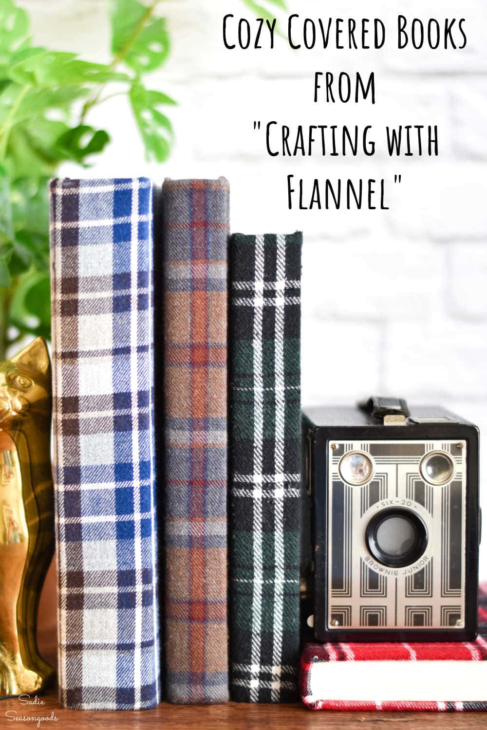 flannel covered books