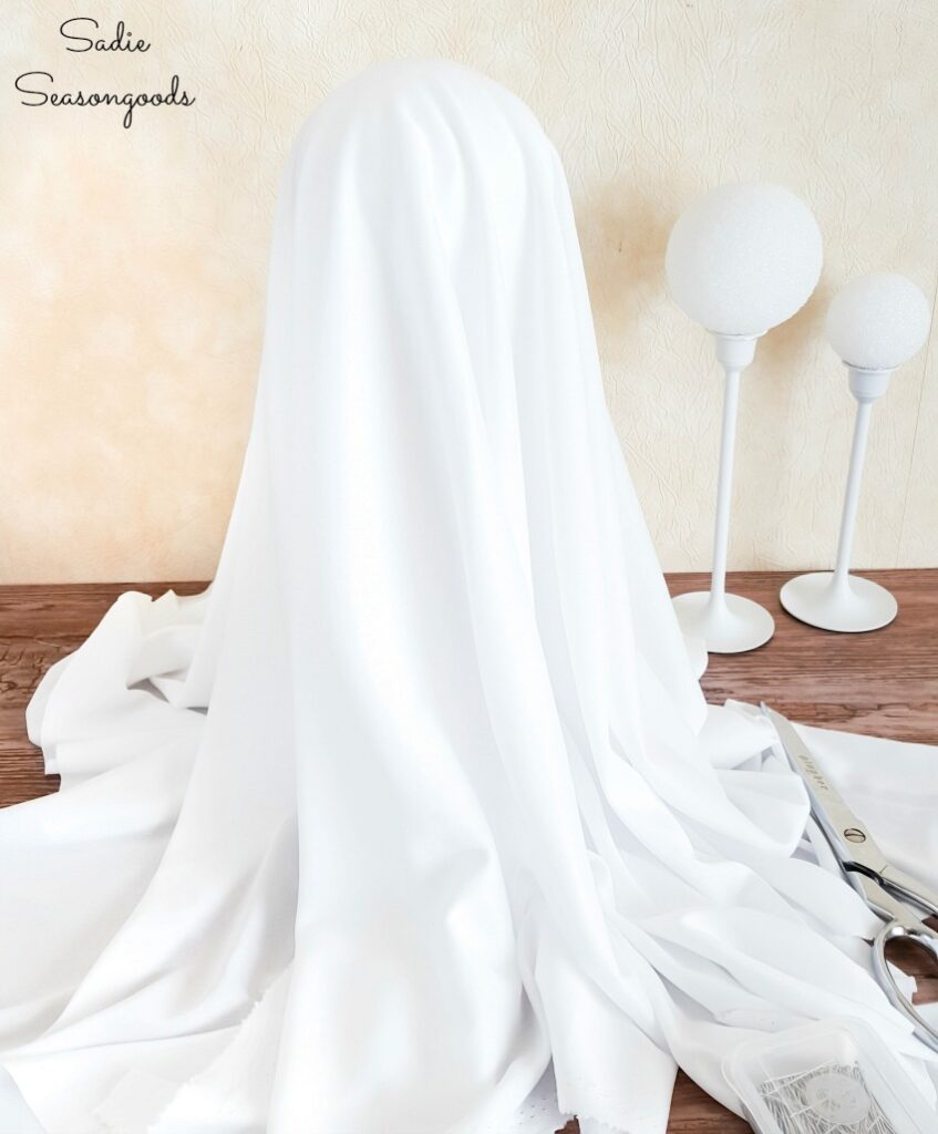 How to Make a Floating Ghost with a Metal Candlestick