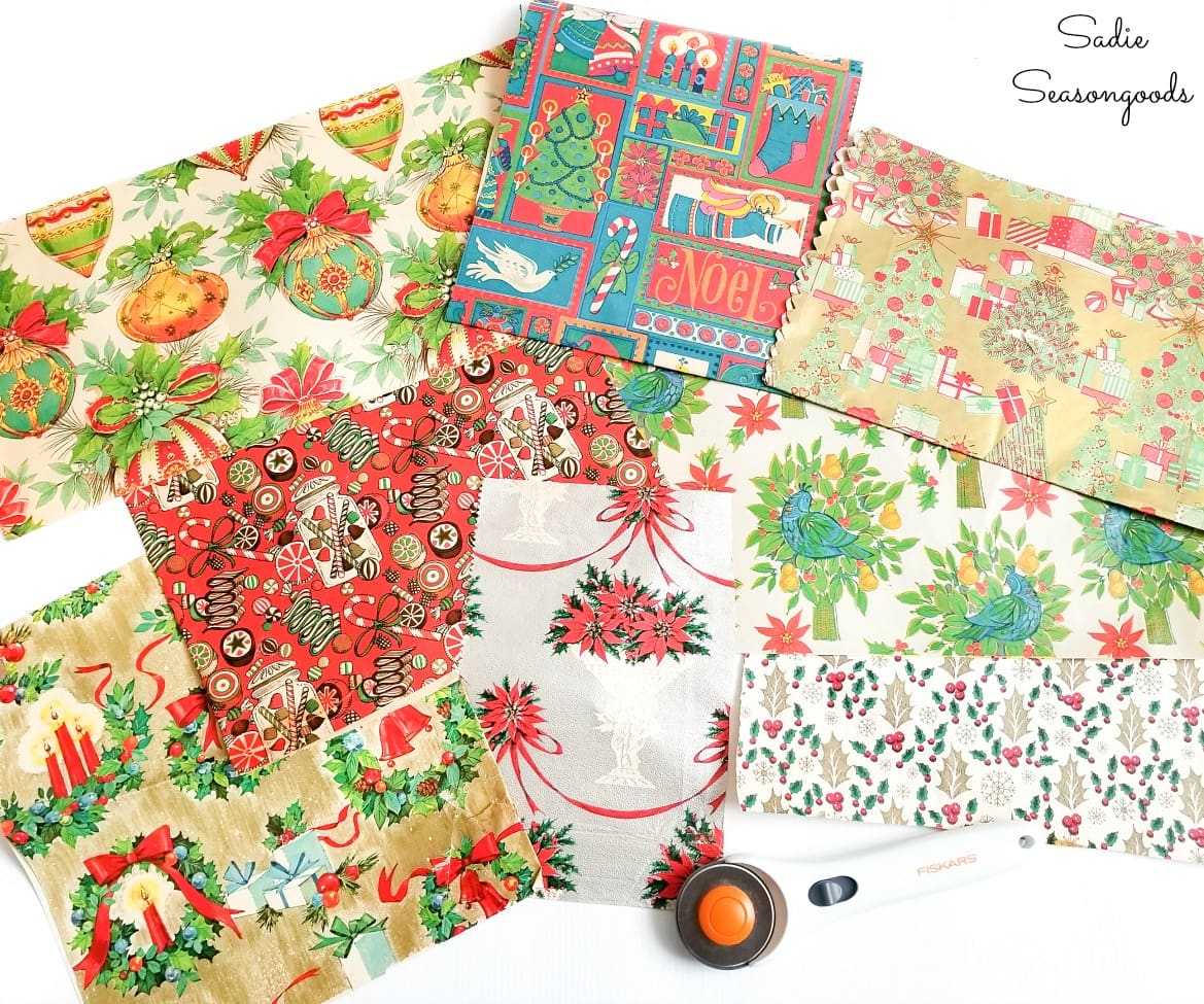Vintage Christmas wrapping paper
