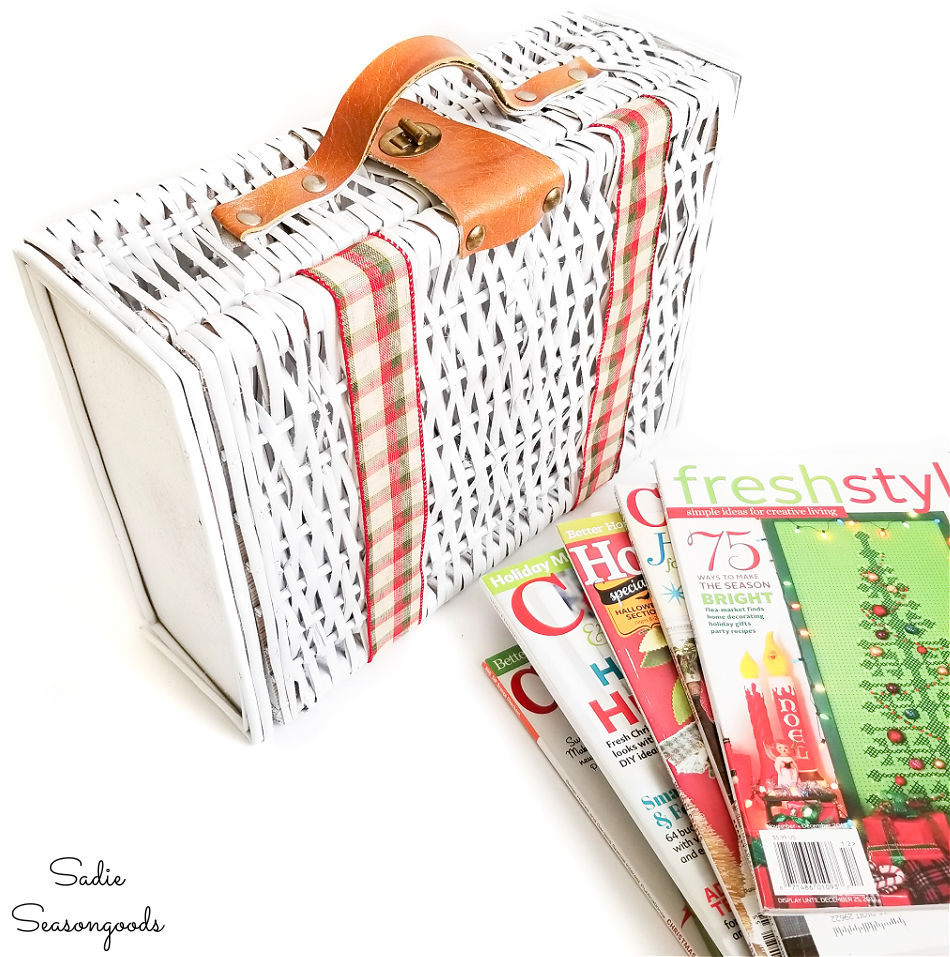 christmas storage for holiday magazines