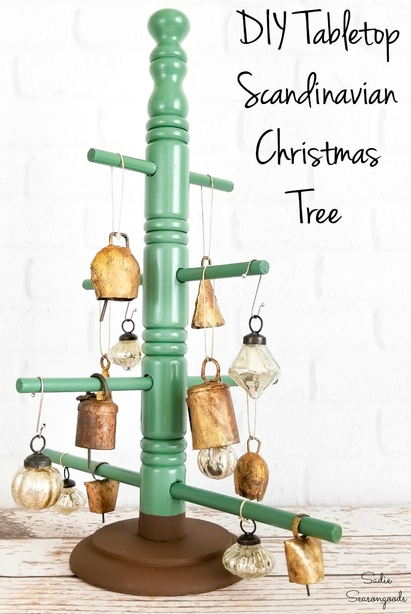Nordic Christmas Tree from a Coffee Cup Tree for Easy Holiday Decor
