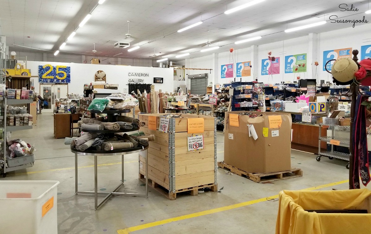 The Scrap Exchange is a durham thrift store that specializes in craft supplies and art materials by Sadie Seasongoods