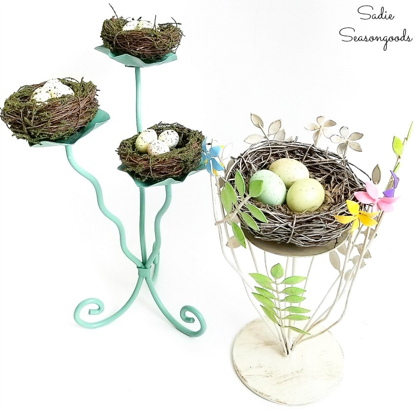 bird nest decor for Spring