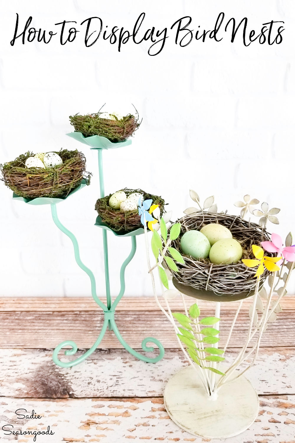 spring decorating ideas for birds nests