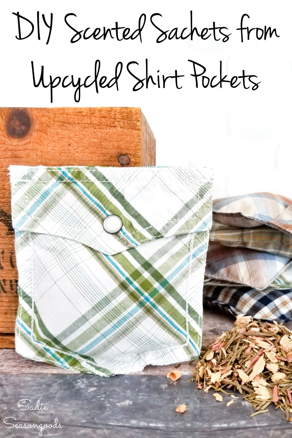 drawer sachets as diy gifts for him