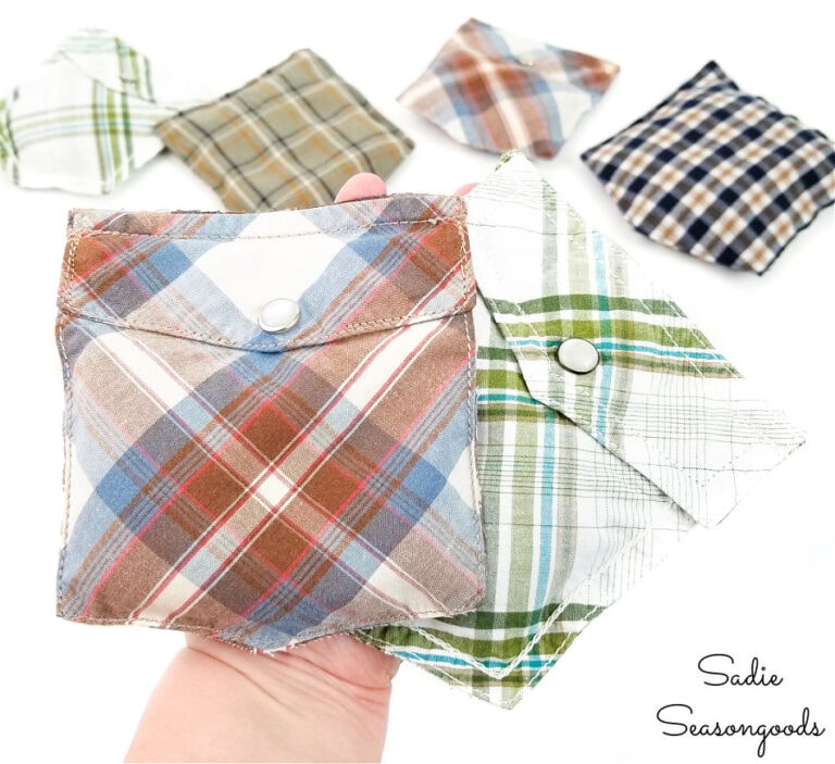 Drawer Sachets with Woodsy Scents from Shirt Pockets