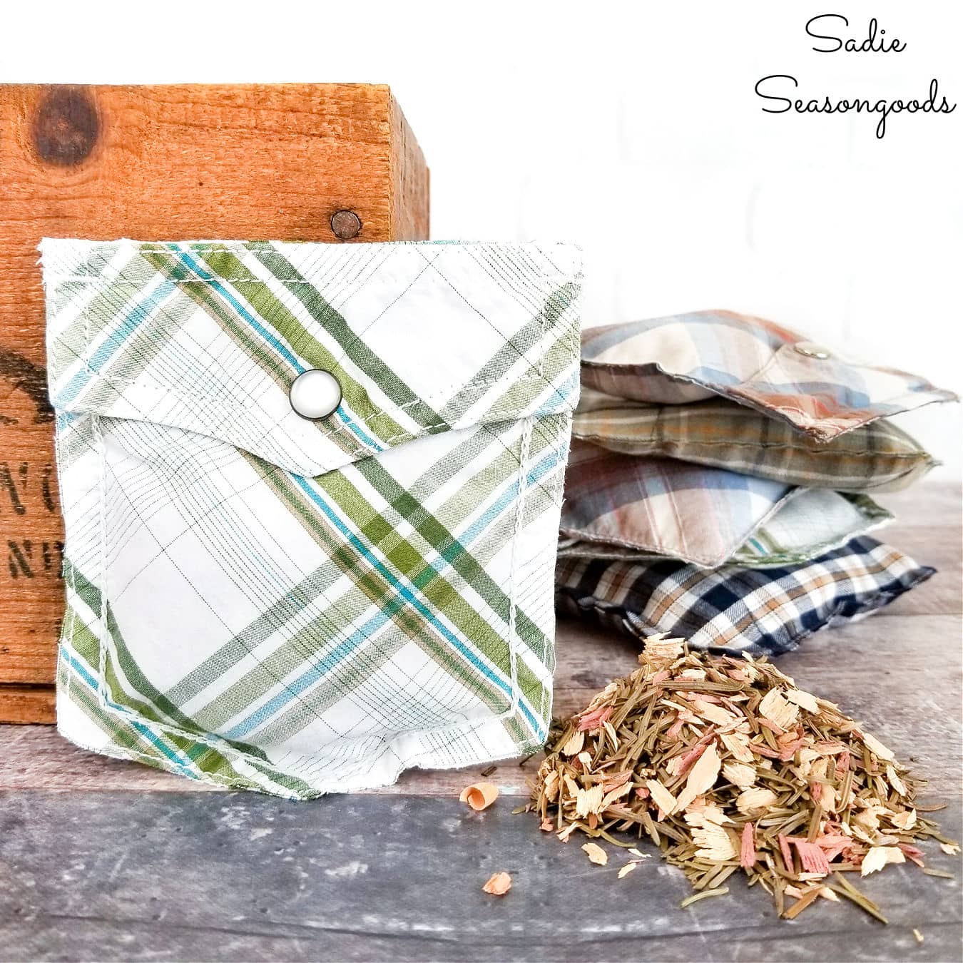 drawer sachets from shirt pockets