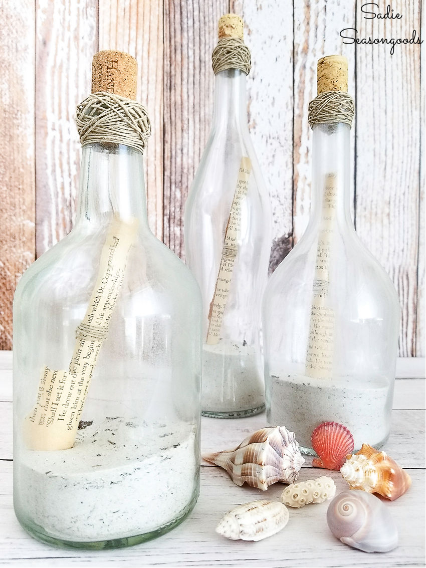 wine bottle wedding decor