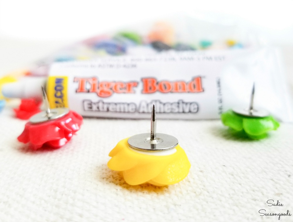 Eco friendly glue to make the cute push pins