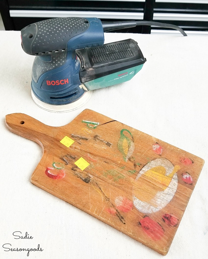 Cutting board for a French farmhouse kitchen