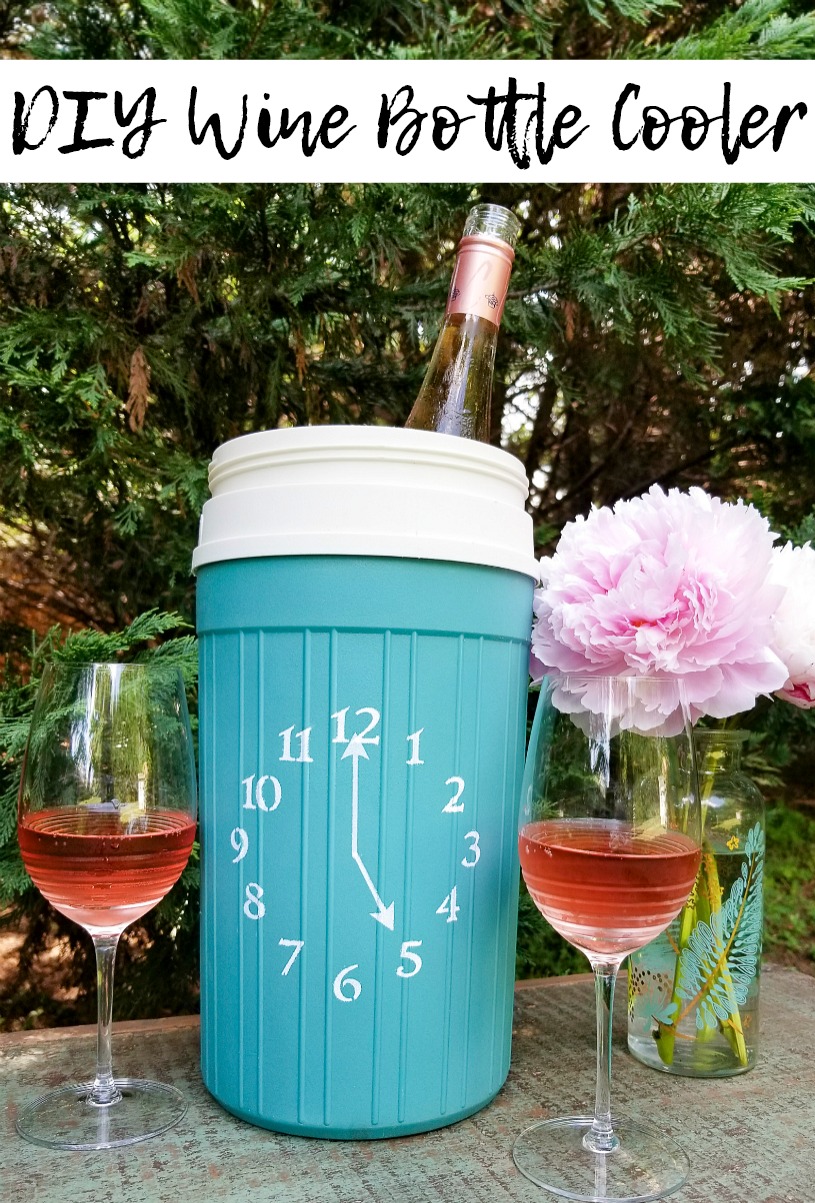 Upcycling an Igloo Beverage cooler as a wine chiller bucket