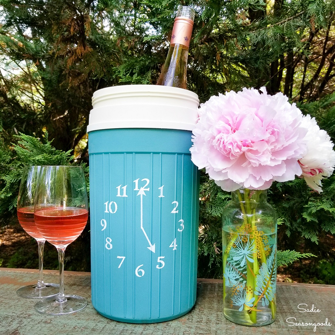 DIY Wine Bottle Cooler for Happy Hour at Home