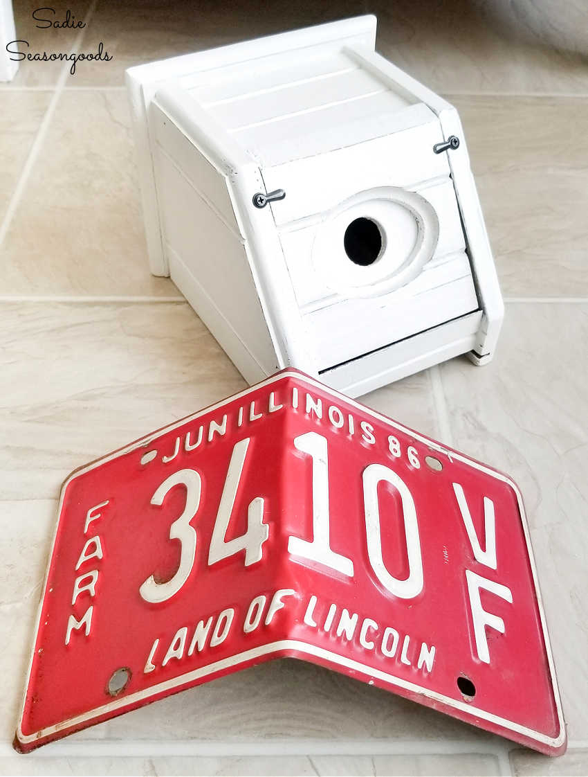 license plate craft idea