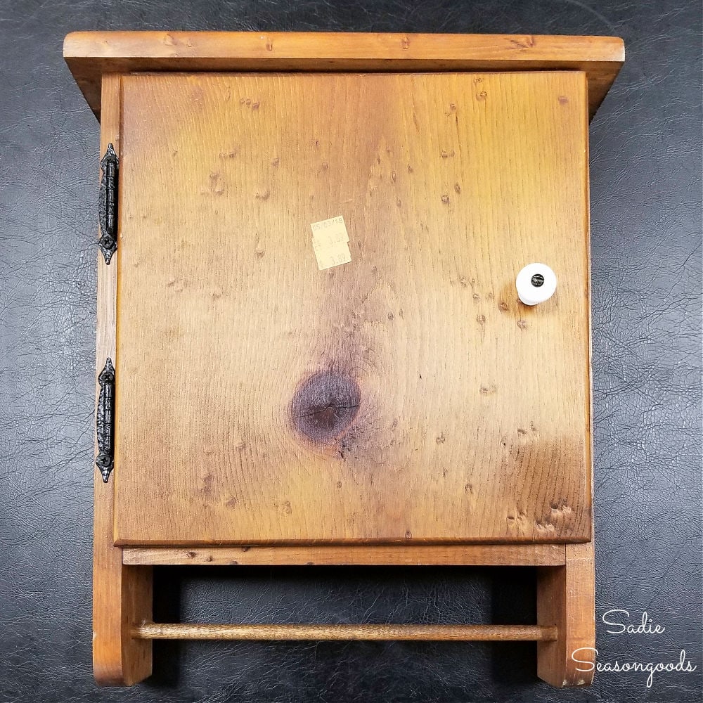 wooden medicine cabinet