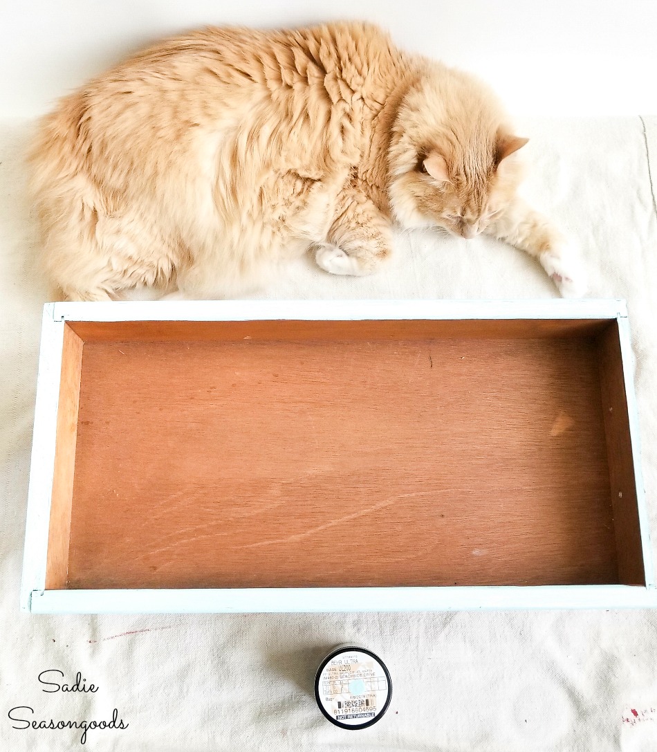 Seed Storage Box from a Wooden Salt Box