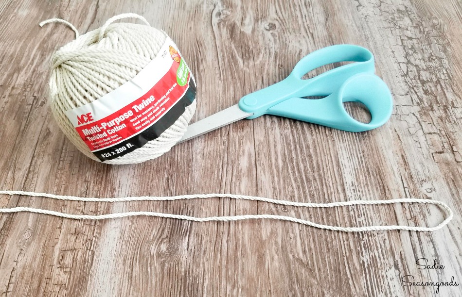 How to tie fishing net for coastal decor