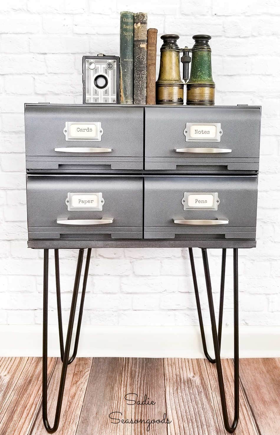 industrial side table or industrial end table