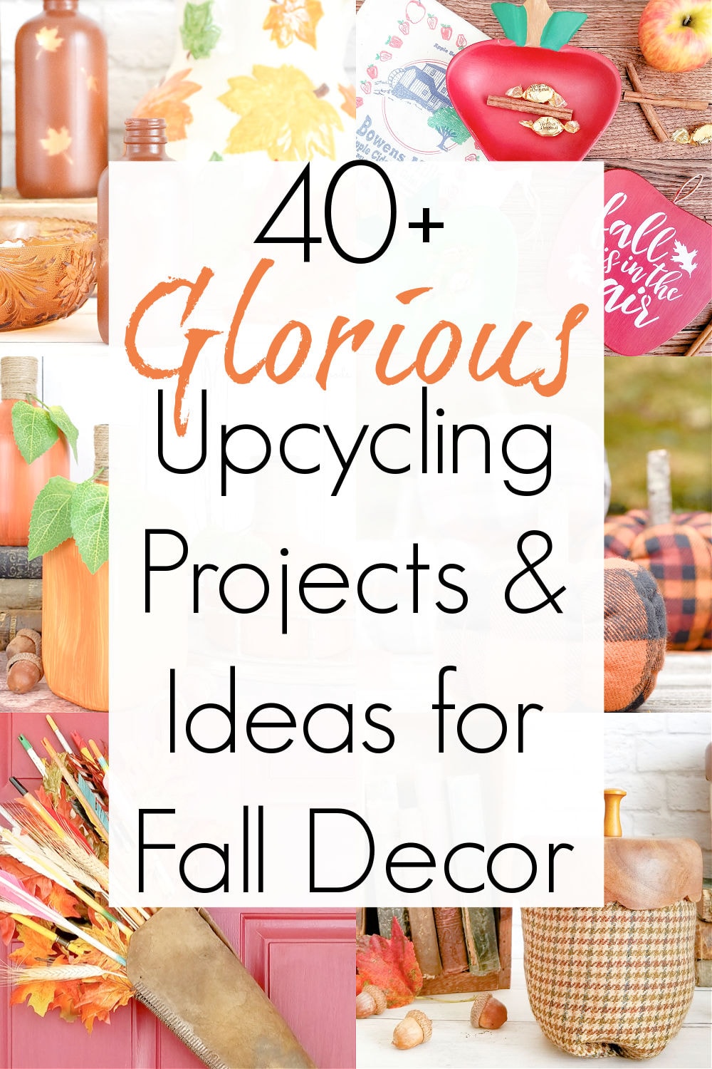 upcycling projects for autumn decorations