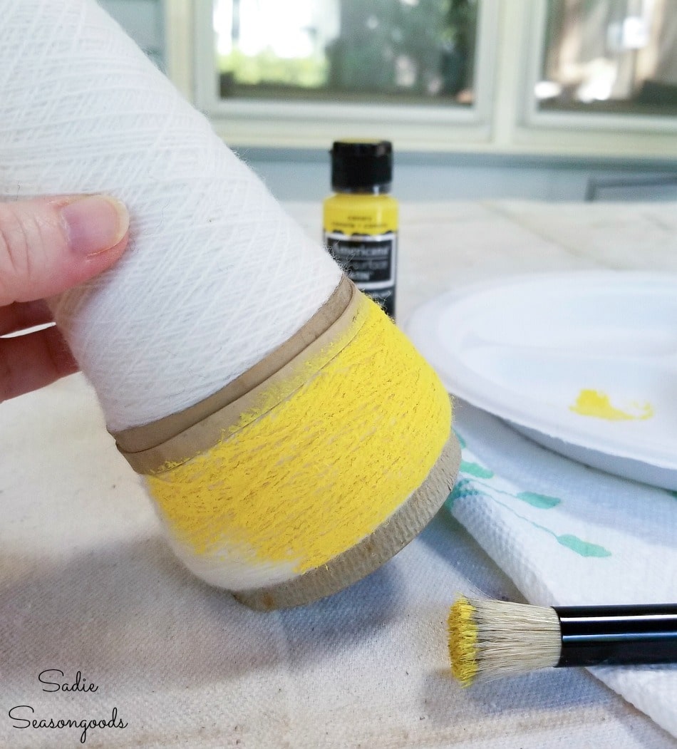 painting the candy corn colors