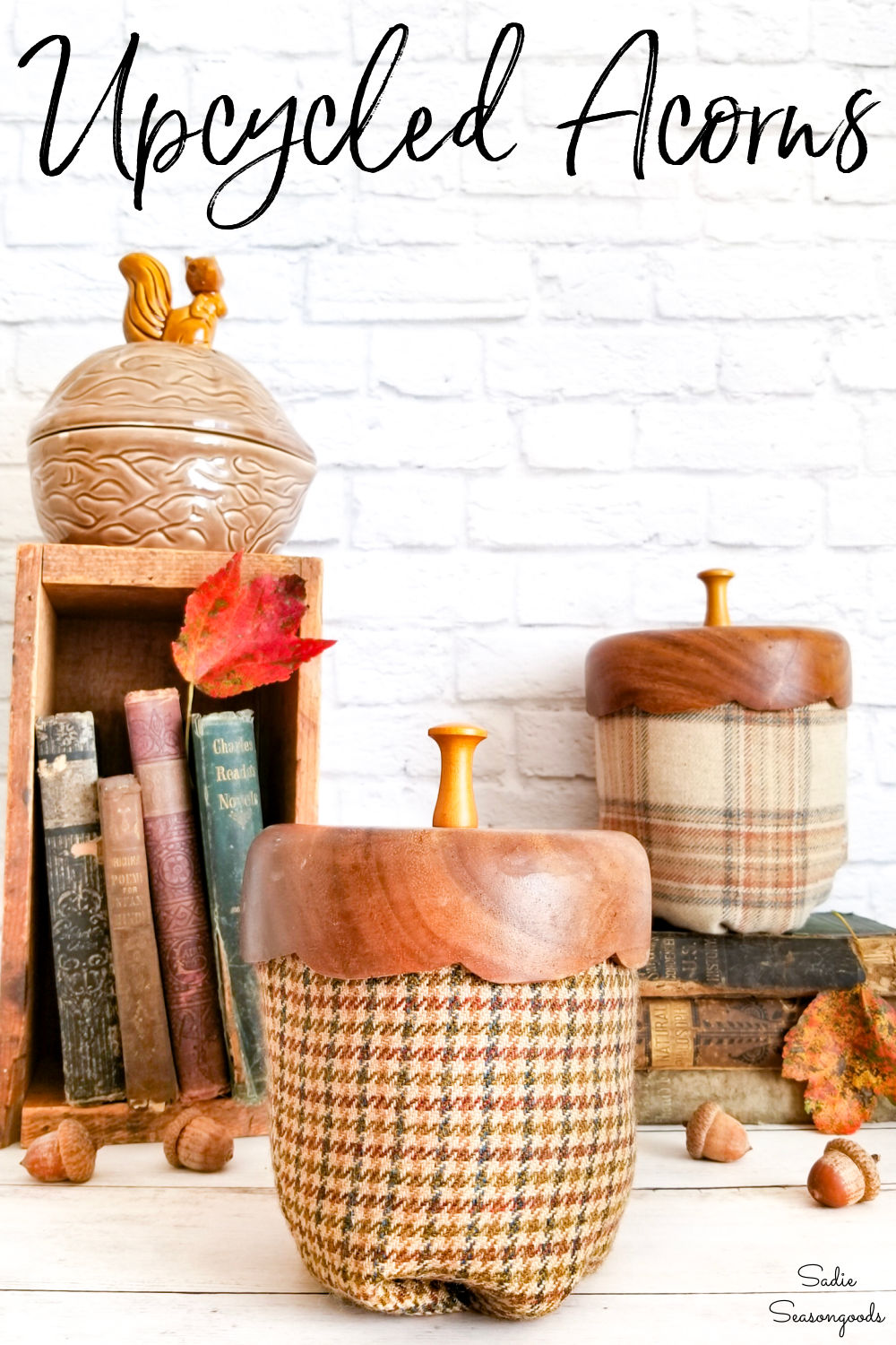 acorn decorations for fall home decor