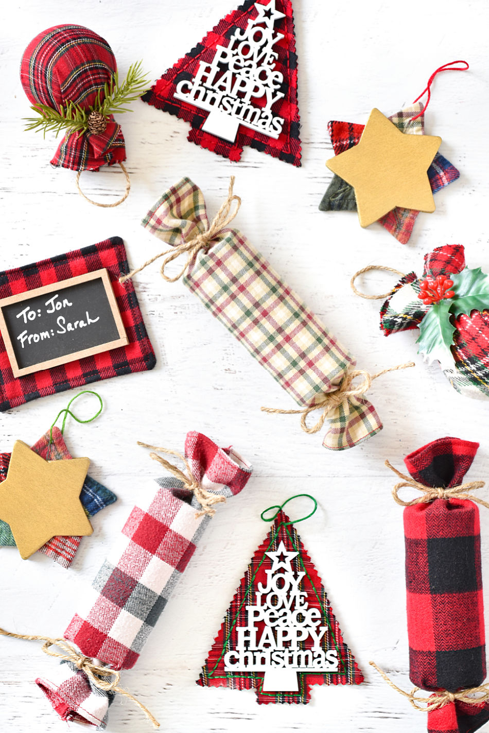 christmas projects in crafting with flannel