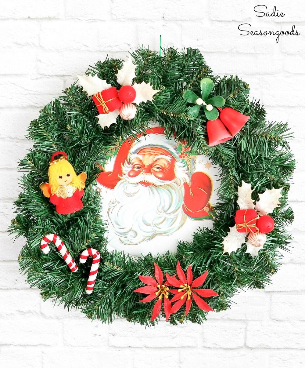 santa wreath