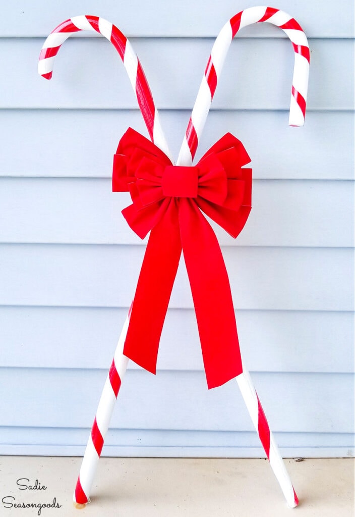 Candy Cane Decorations for Christmas Porch Decor