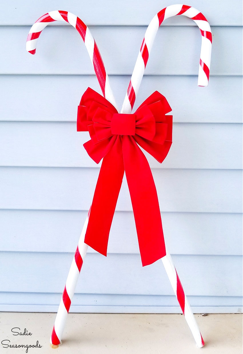 Candy Cane Decorations for Christmas Porch Decor