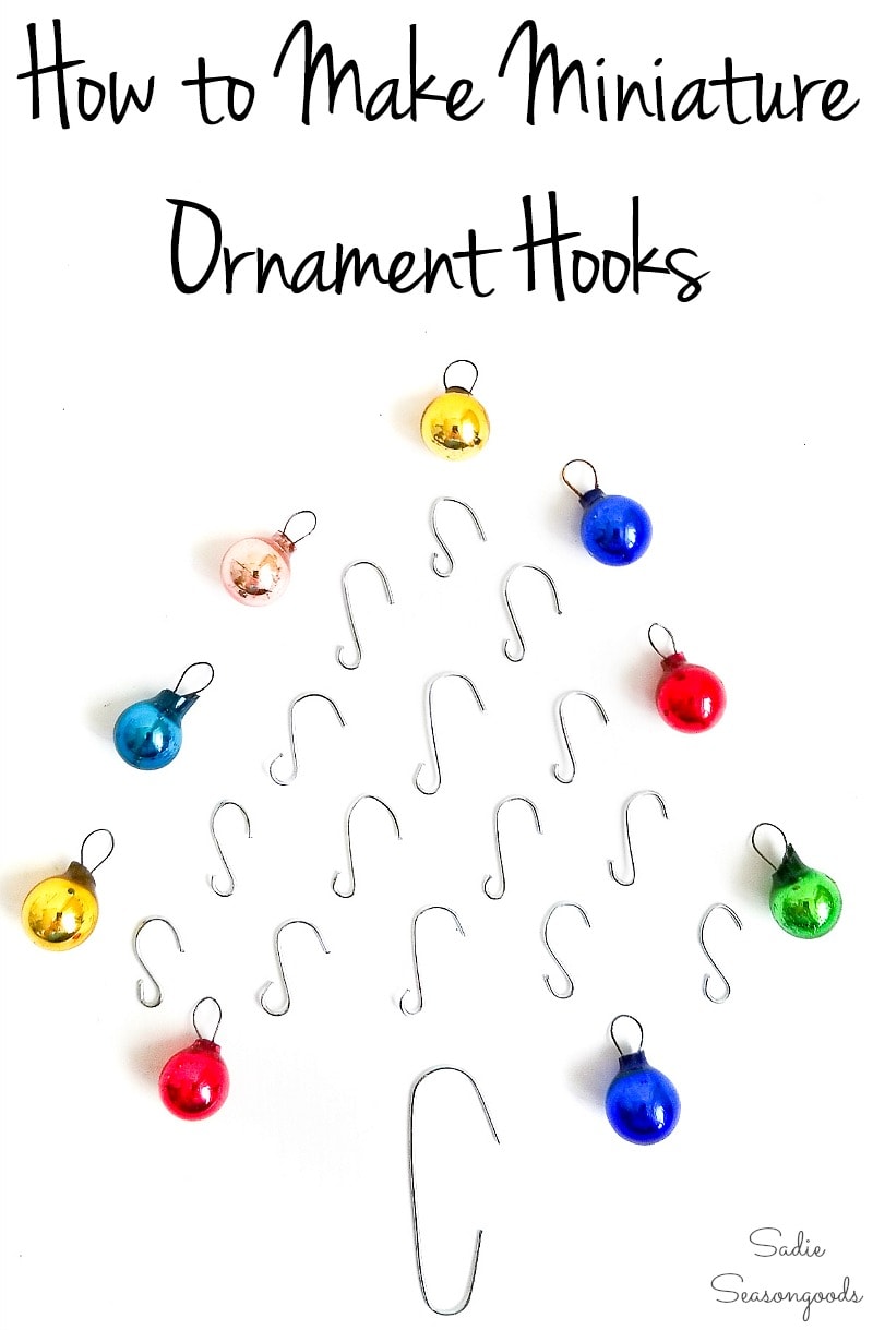 How to make miniature ornament hooks