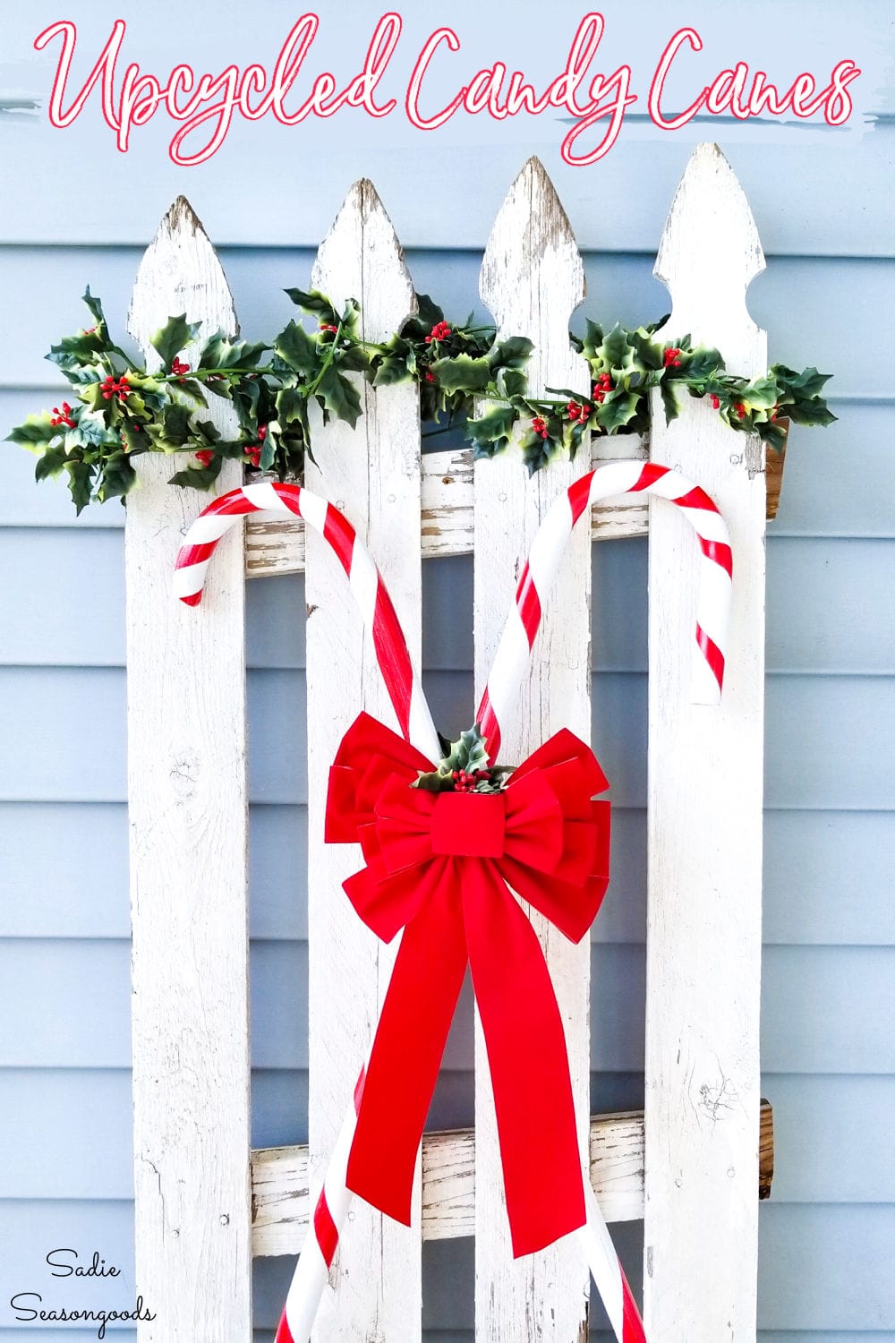 large candy cane decorations