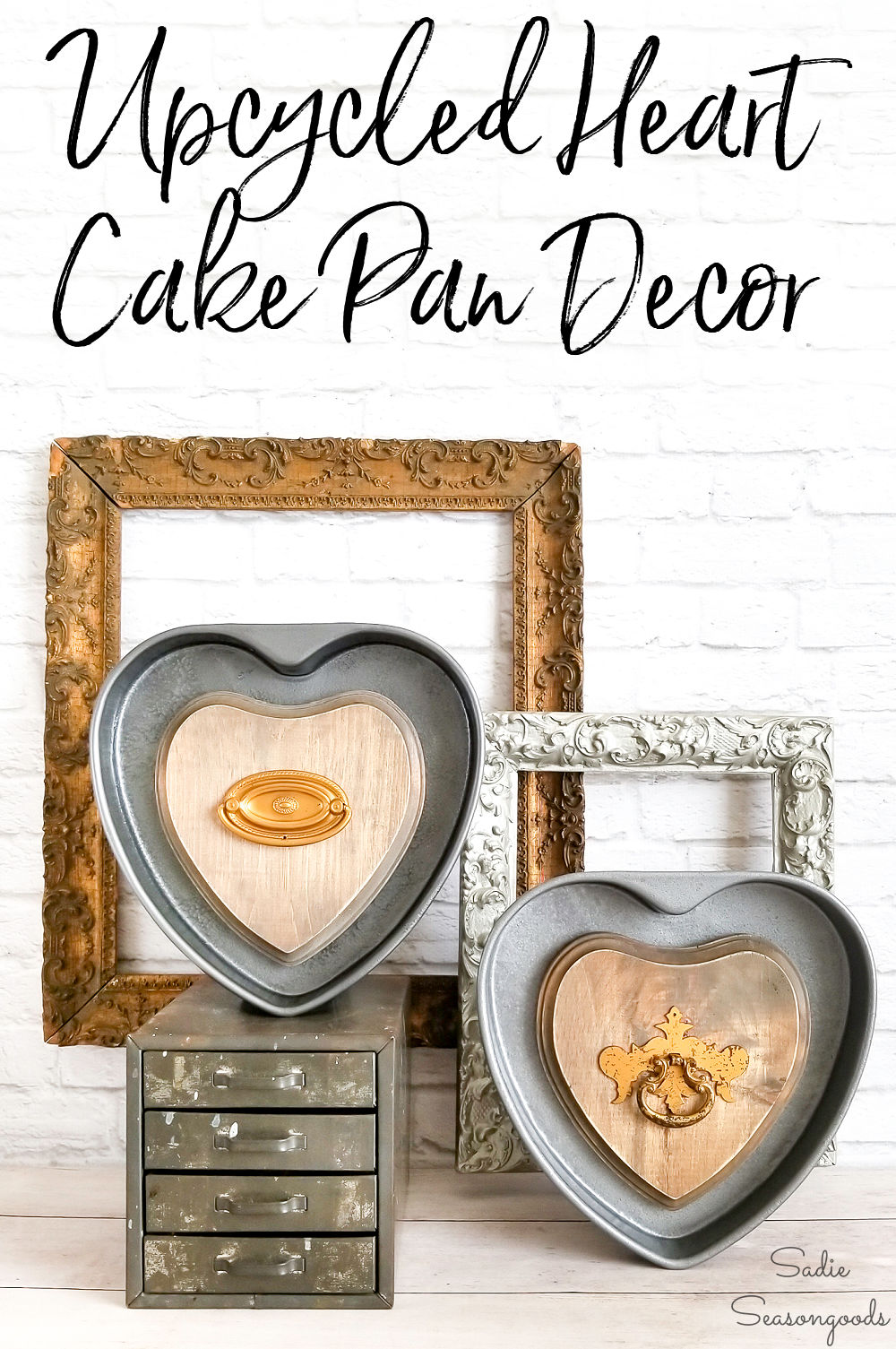 Industrial style Valentine's Day decor