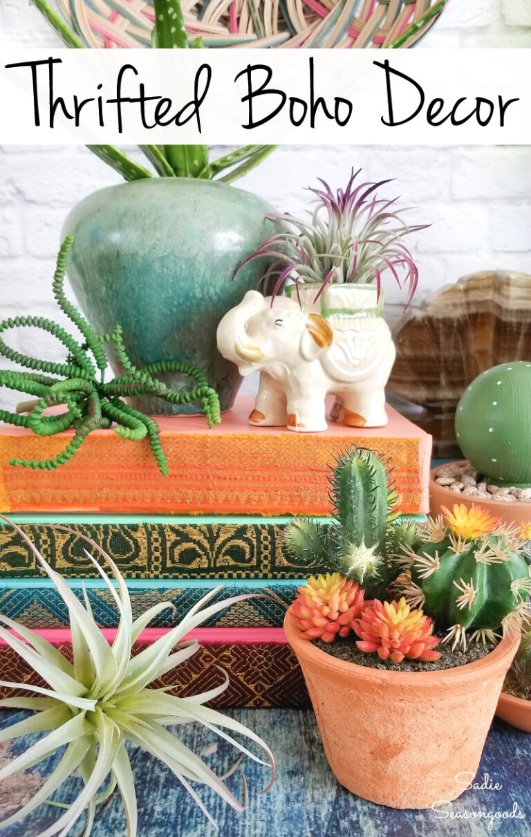 Boho Decor from the Thrift Store (with a Touch of Upcycling!)