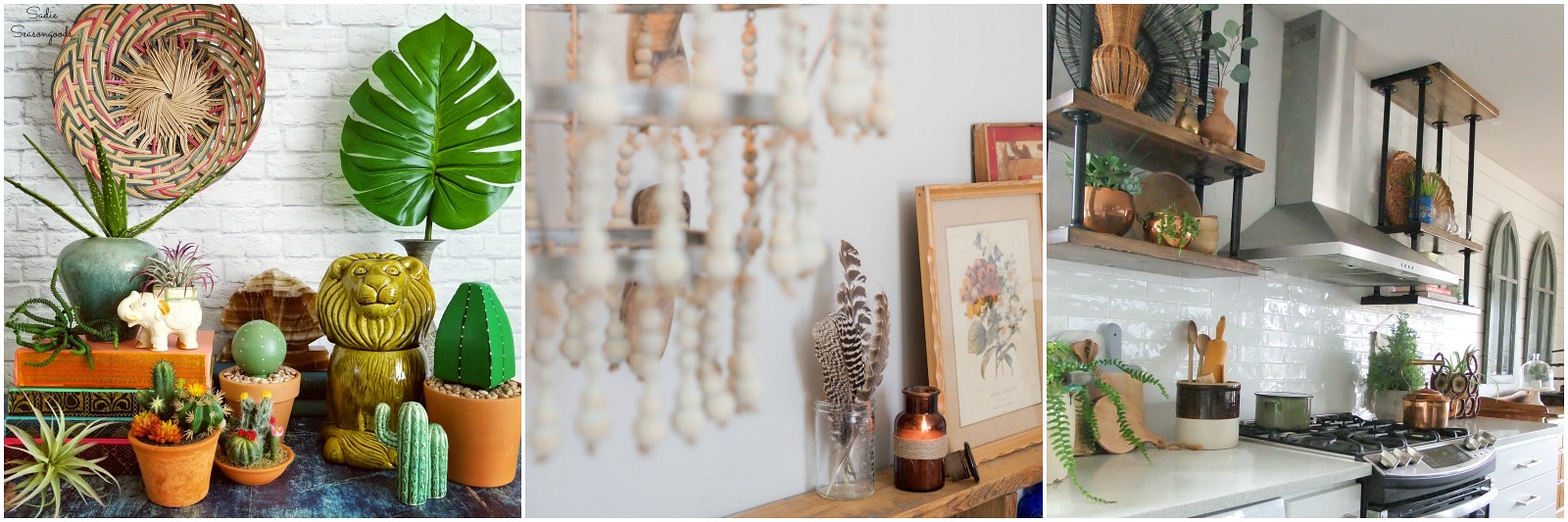 Boho Decor from the Thrift Store (with a Touch of Upcycling!)