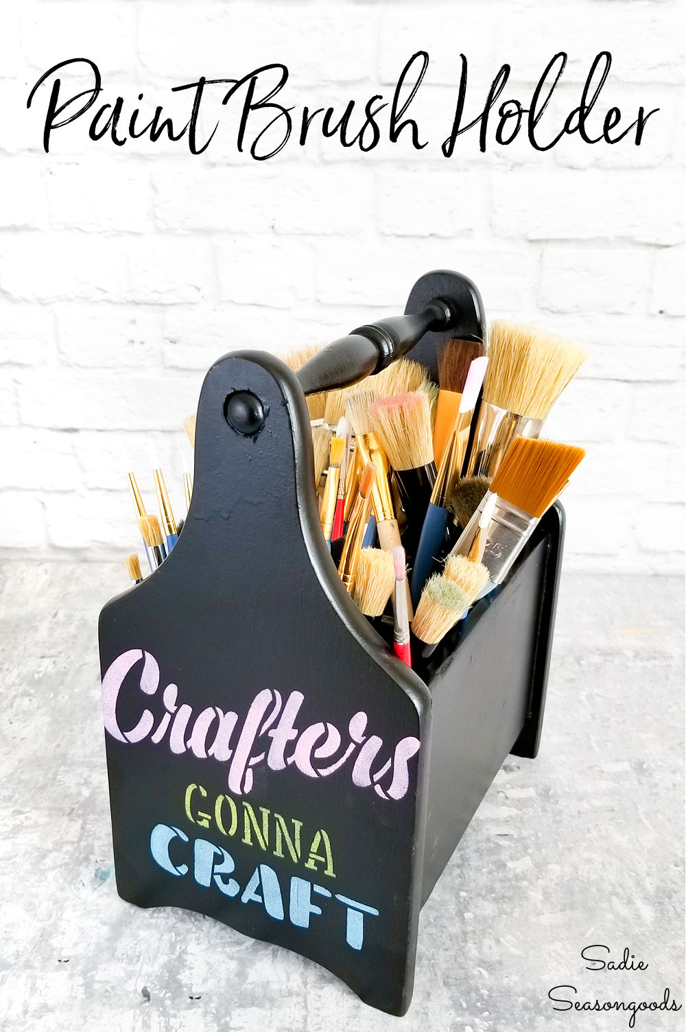 paint brush holder