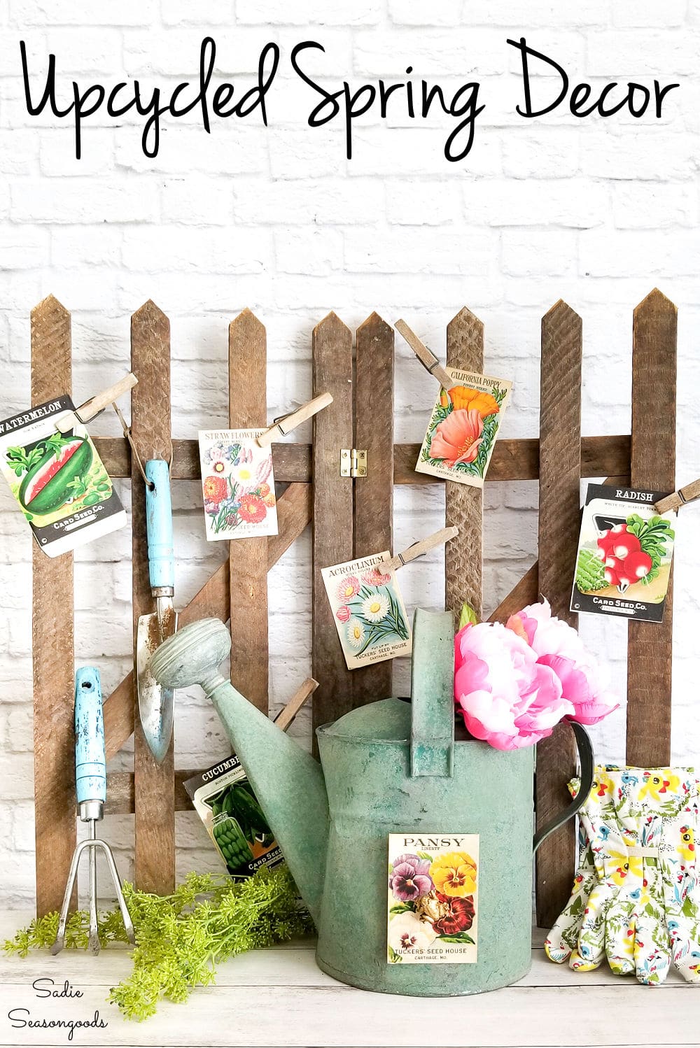 Easy upcycling ideas for Spring decor