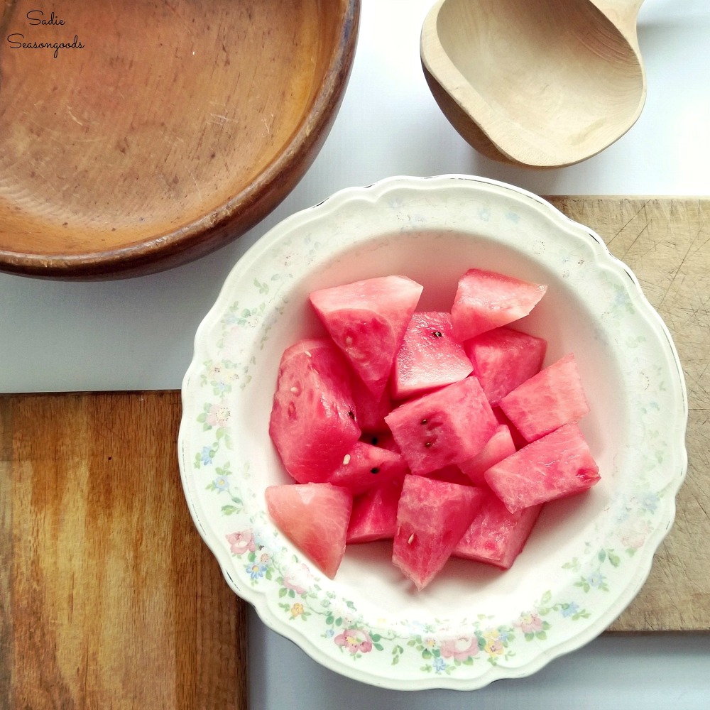 Watermelon Chunks on a Hot Summer Day - Mouth Air Conditioning - by Sadie Seasongoods