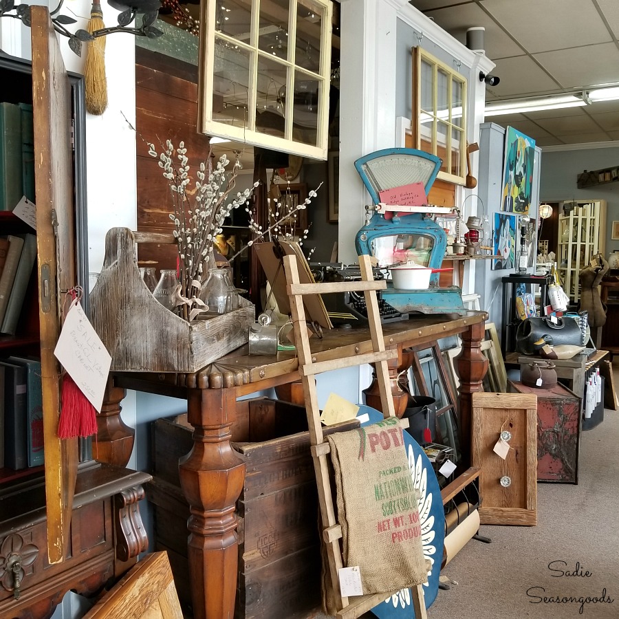 The Garage at 25 is one of the best antique stores in Hendersonville NC by Sadie Seasongoods