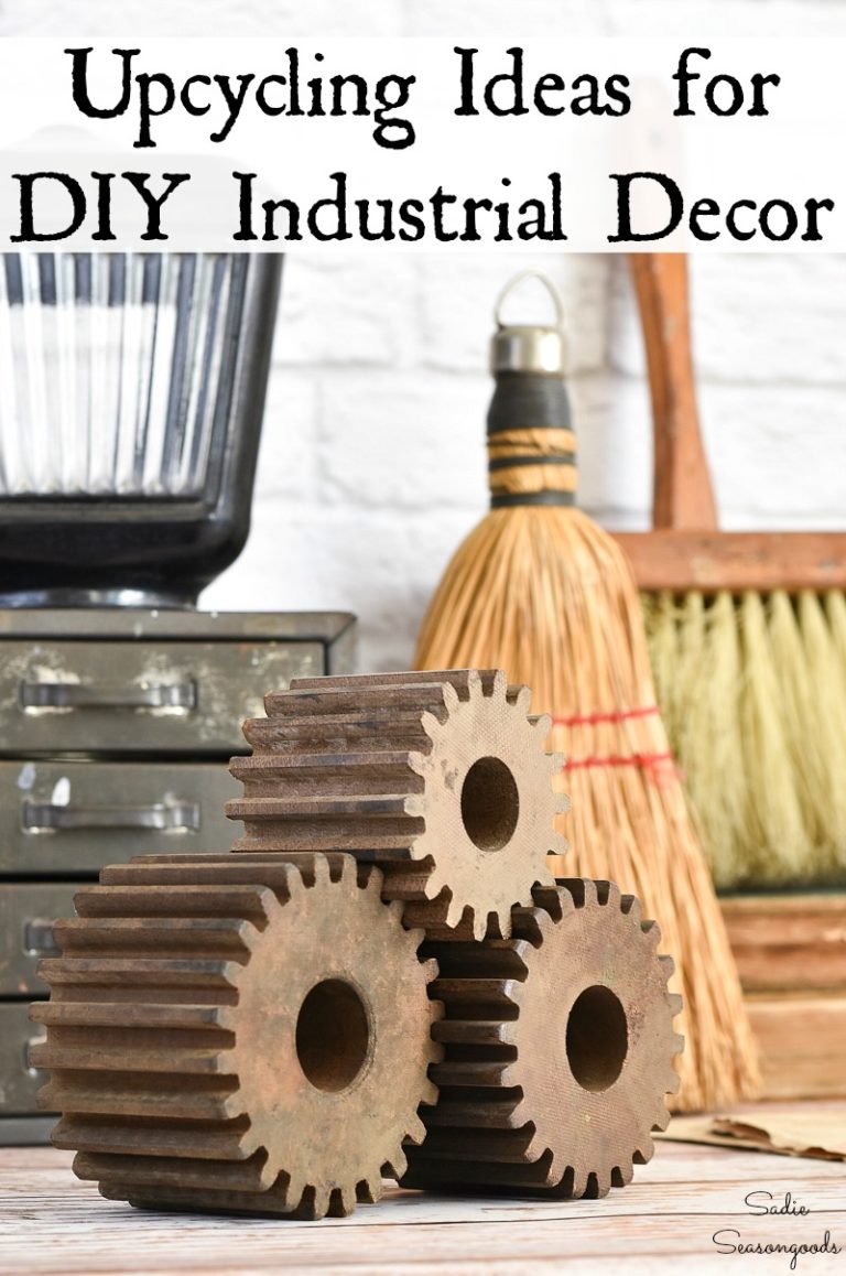 Illustration of Furniture Upcycling Ideas Industrial Style