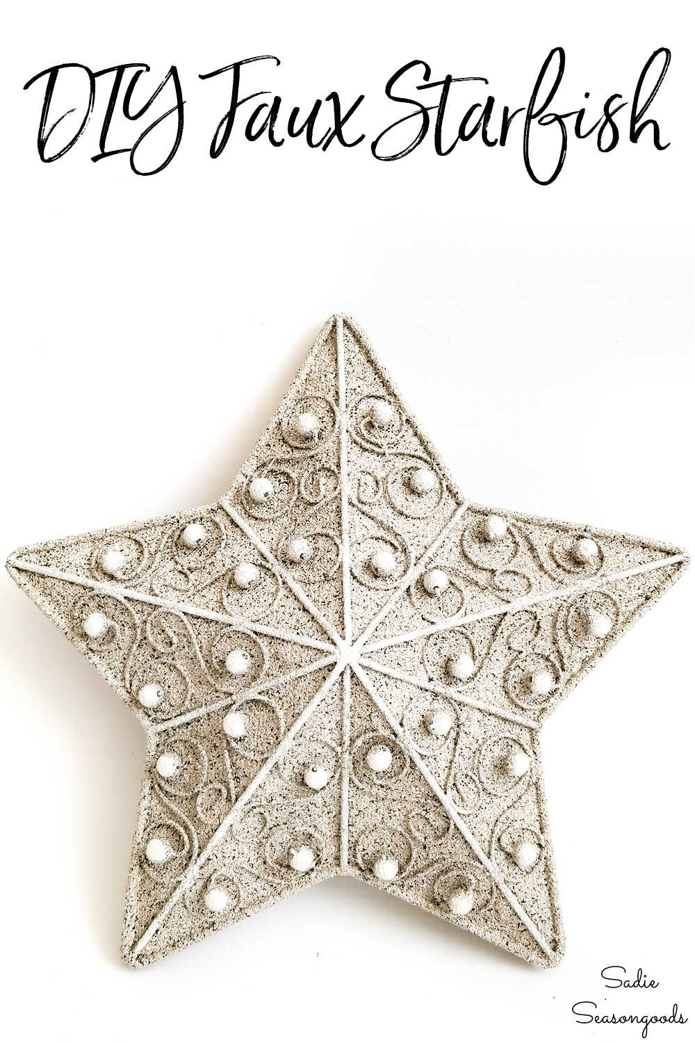 metal starfish for ocean decor