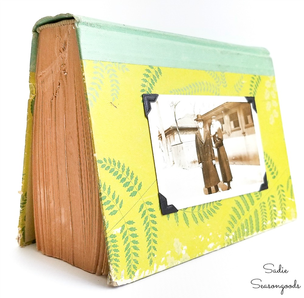 Upcycling idea for what to do with old books